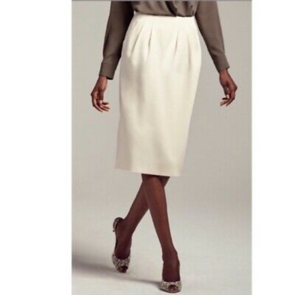 MM Lafleur Size 8 Williamsburg Cream Skirt
